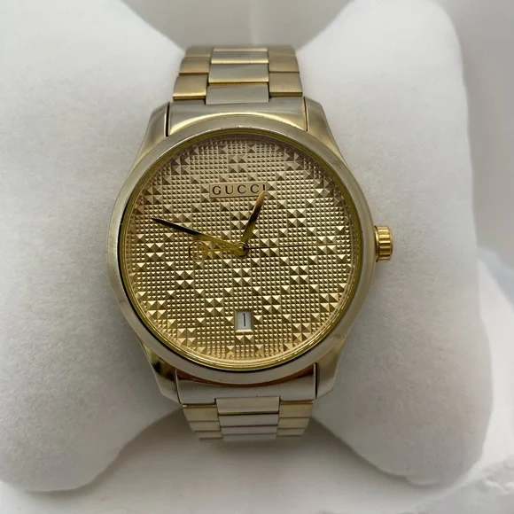 Gucci | Accessories | Gucci Watch Unisex Gtimeless Goldtone  display picture 2